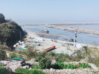 浙江金七門核電廠混凝土攪拌站及砂石廠臨時供電工程一階段順利送電！